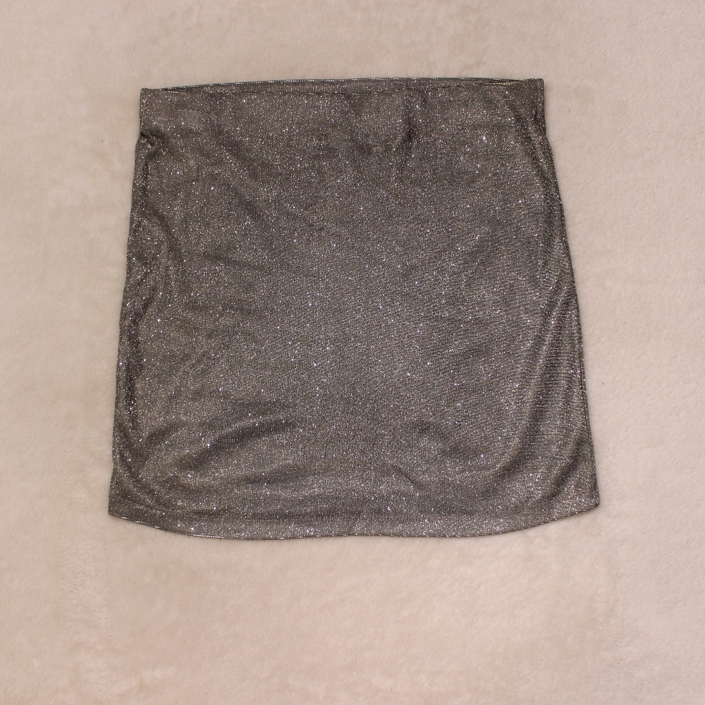 Shimmery Pencil Skirt